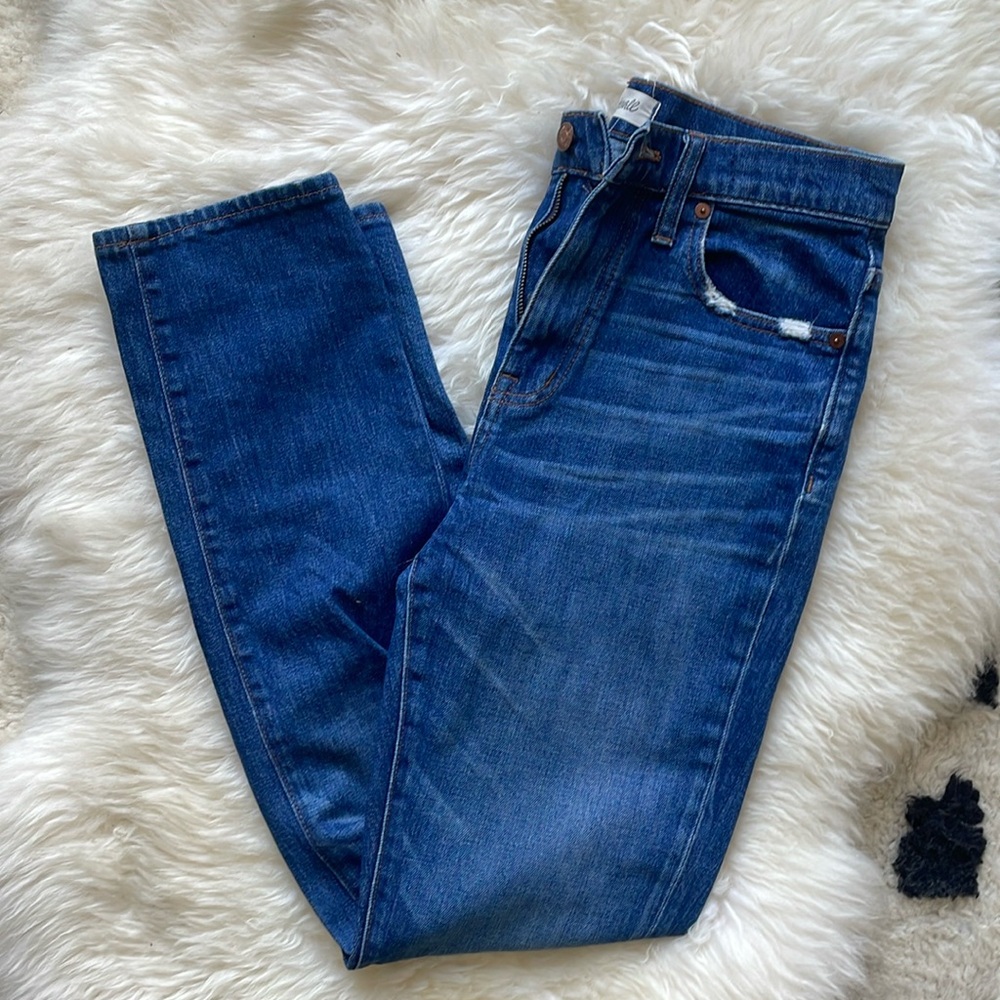 Madewell High Rise Slim Boyfriend denim
